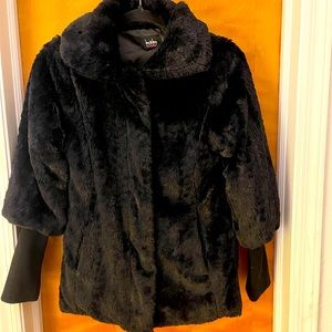 Faux fur jacket